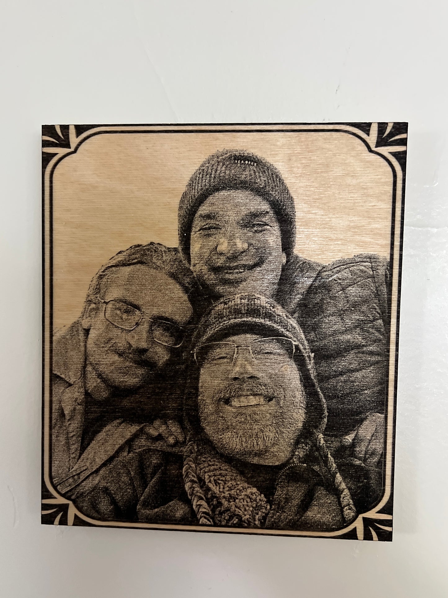 Custom Photo Engraving on wood