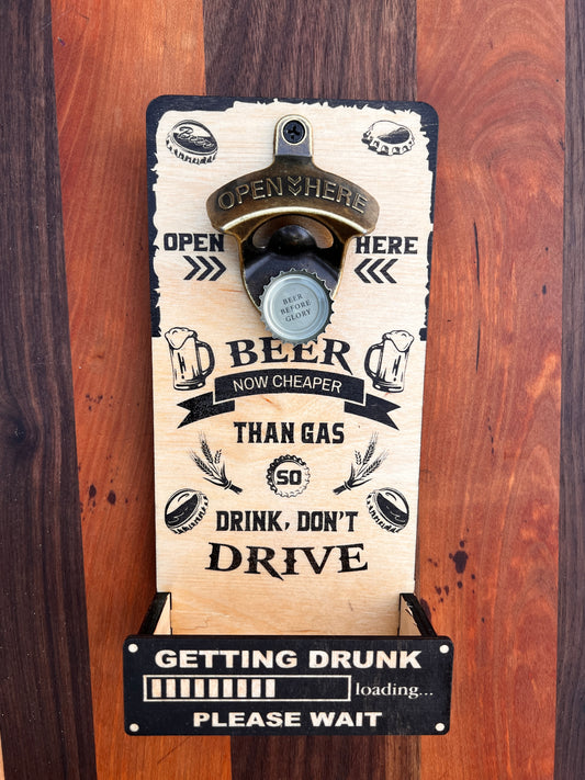 Wall Mounted Bottle Openers