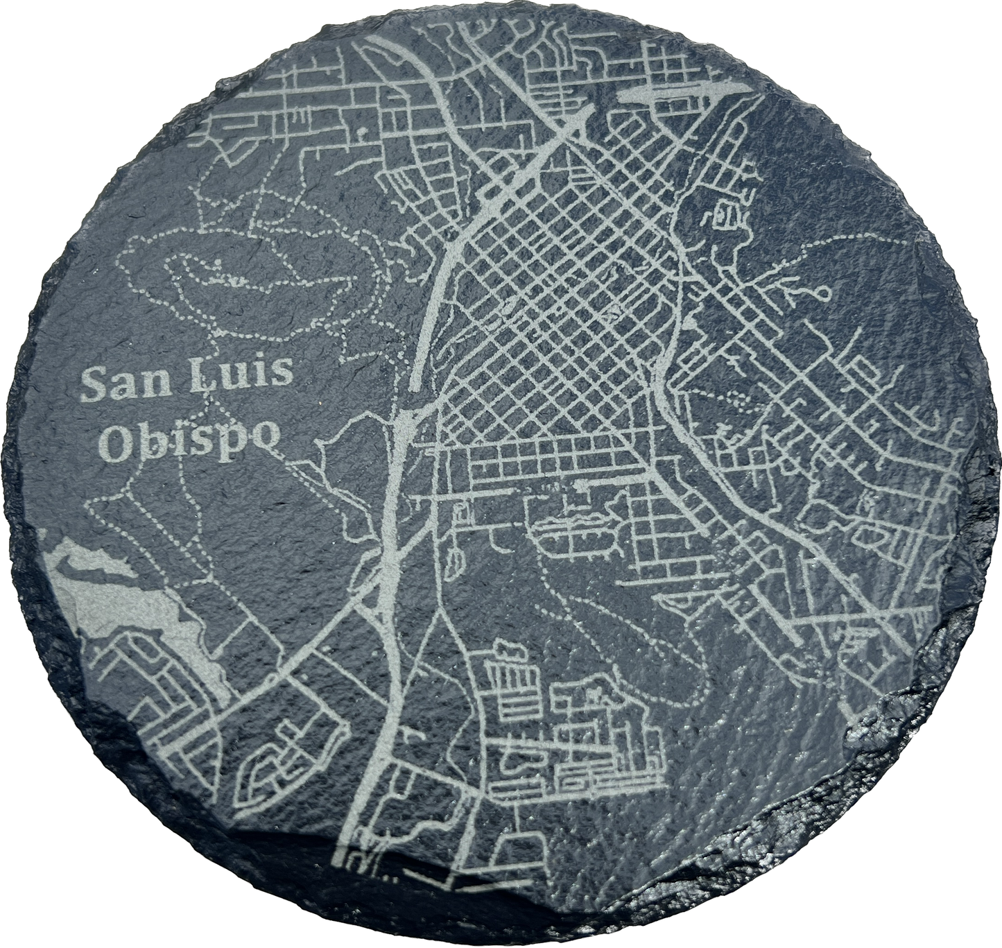 San Luis Obispo Slate Coaster