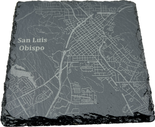 San Luis Obispo Slate Coaster