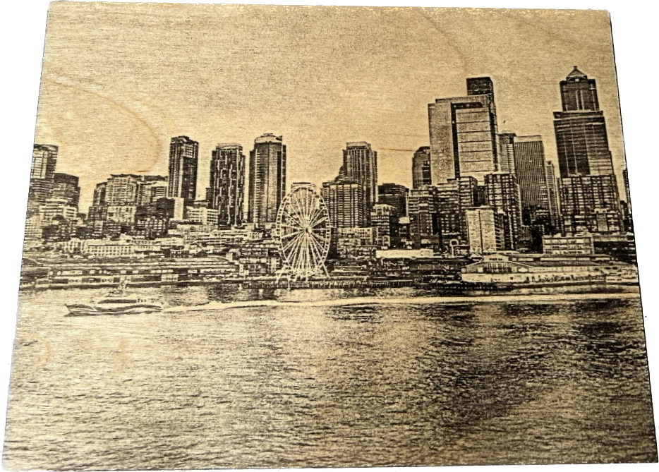 Custom Photo Engraving on wood